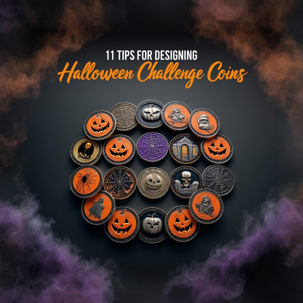 Custom Halloween challenge coins