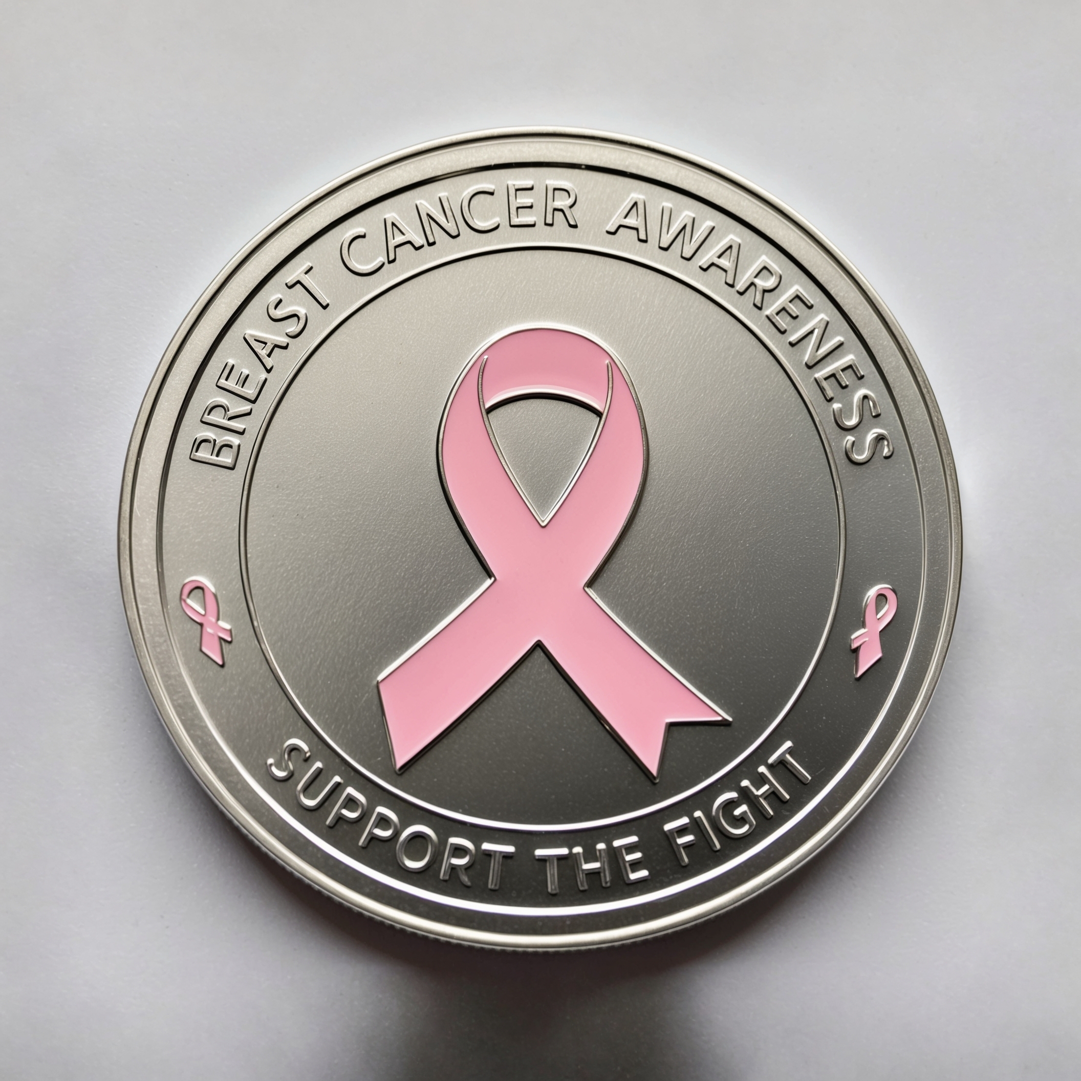 Breast cancer coins