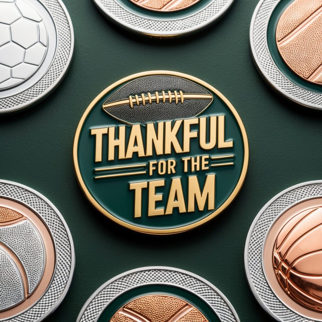 Thanksgiving challenge coins