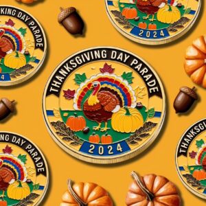 Thanksgiving parade coins